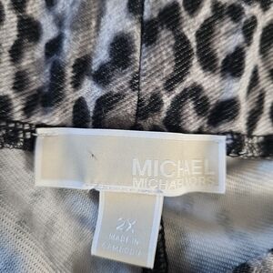 2X Michael Kors Animal Print Jeggings